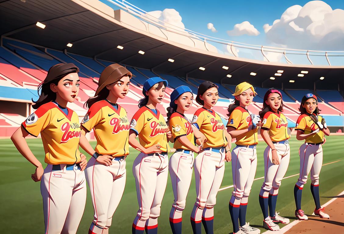 Group of fans wearing jerseys of the National League team of the day, enjoying a ballgame, vibrant stadium setting.