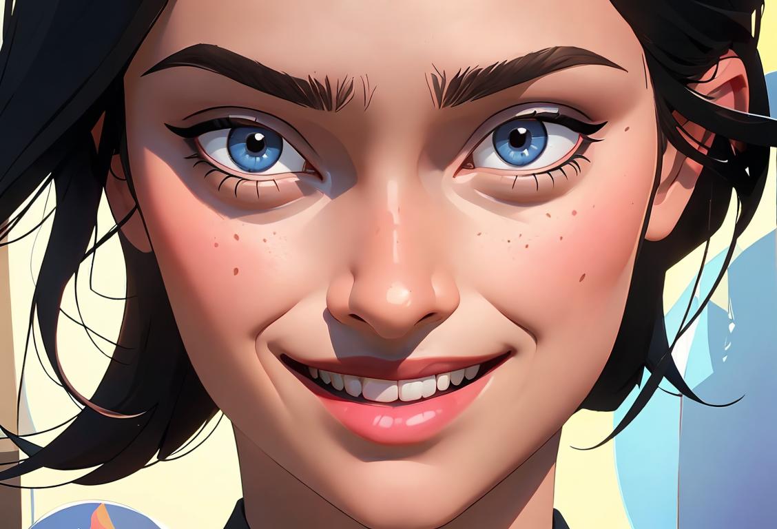 A person making a joyful and impactful contribution to their community, dressed professionally, with a backdrop showcasing their field of work..