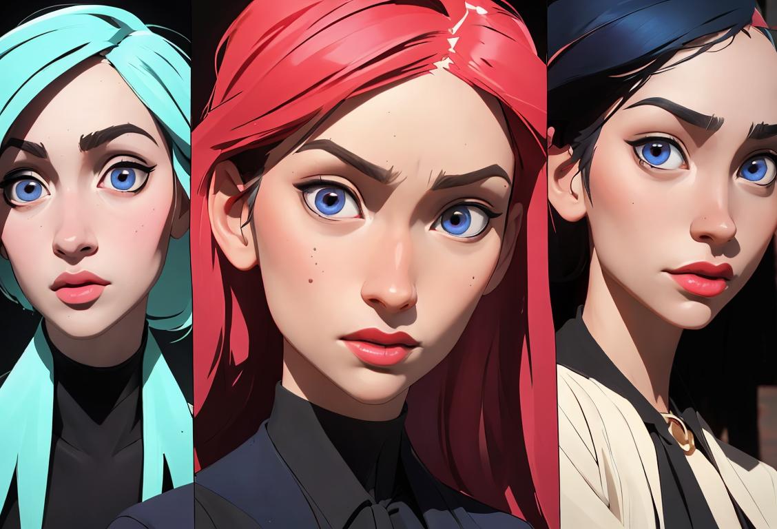 A diverse group of people, each with a unique style, clothing, and scene, coming together to celebrate National Multiple Personality Day..