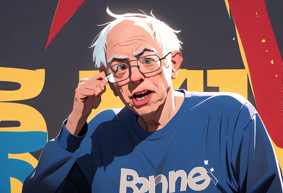 A diverse group of people wearing Bernie shirts, representing different styles and scenes, such as urban, bohemian, and athletic, showcasing their passion for Bernie Sanders..