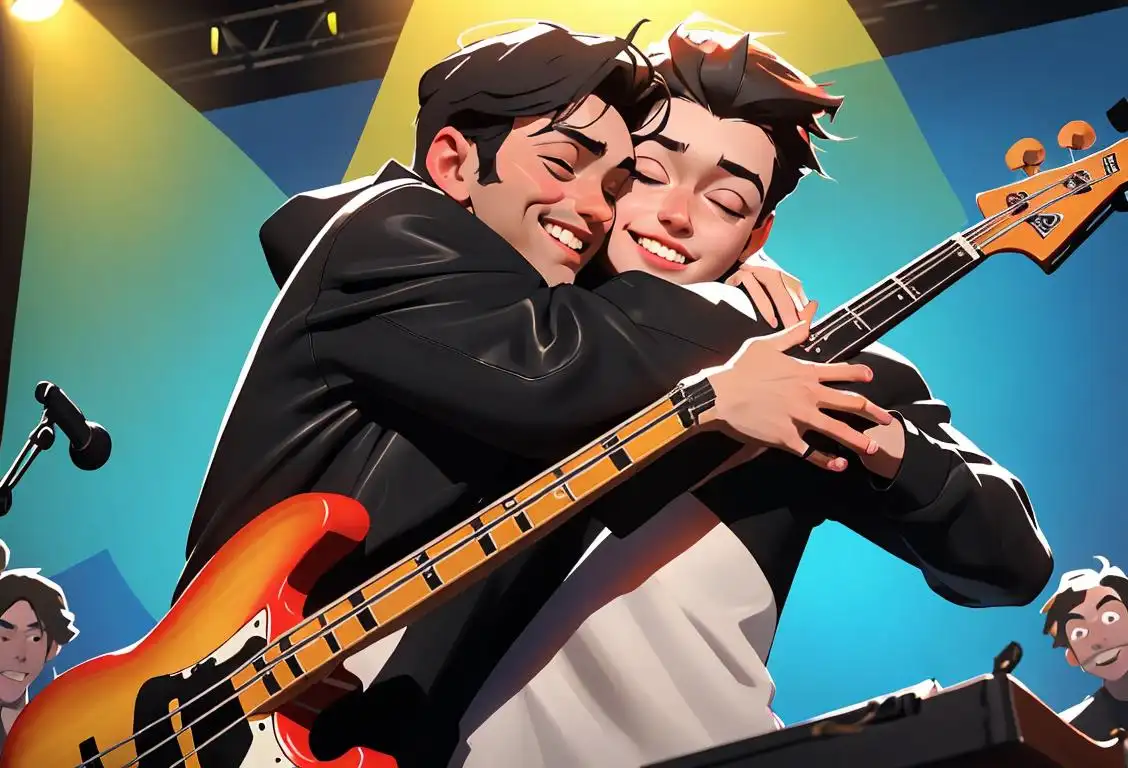 hug a bassist