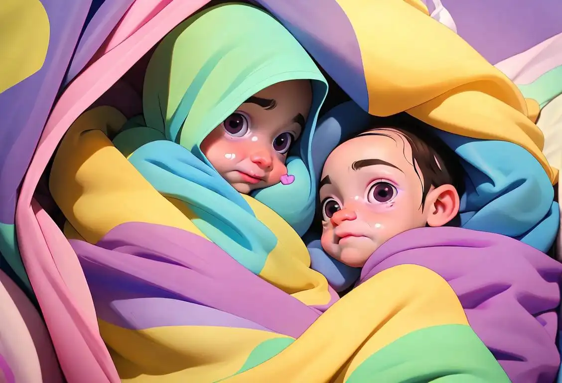A group of preemie babies, snugly wrapped in colorful blankets, surrounded by loving family members and medical professionals, in a cozy hospital nursery..